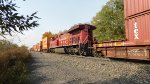 CP AC4400CWM #8155 as Mid DPU on CSX Intermodal I166